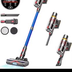 JASTIP Cordless Vacuum Cleaner, 40Kpa/500W High Suction Cordless Stick Vacuum