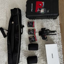 Complete Filmmaker Kit – Blackmagic 6K Pro + Sigma Lenses + Tilta Rig + SSDs + DaVinci Studio – Like New!