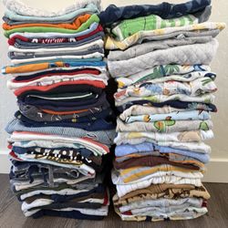 3-6 Months Baby Boy Clothes 91 Pieces $70