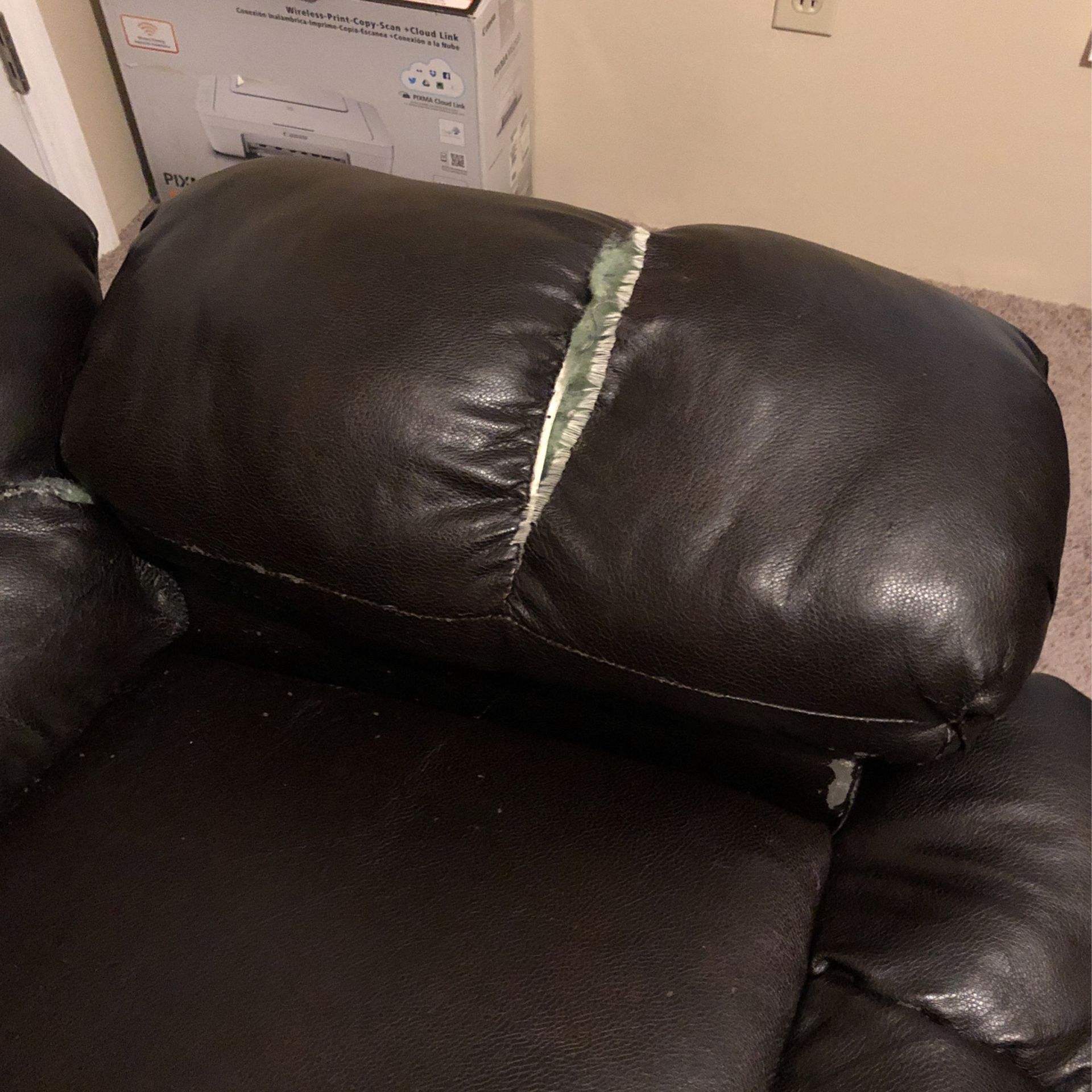 Free Cuddle Sized Recliner