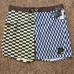 NWT Vans x Mami Wata Boardshorts Swim Trunks Mens Size 38 Y2K MSRP $65