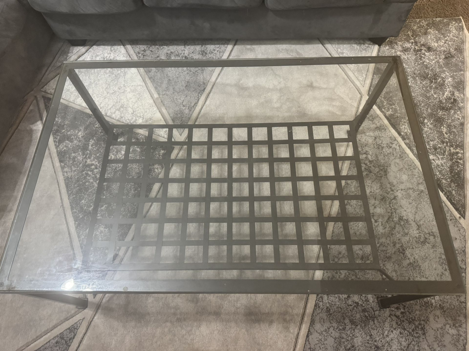 Large Glass Coffee Table With Storage