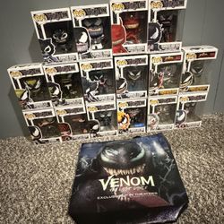 Marvel Venom/Venomized Assorted Funko Pop Lot (w/ Exclusives)