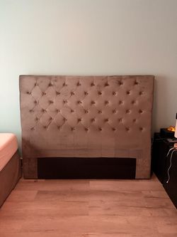 Queen upholstered headboard