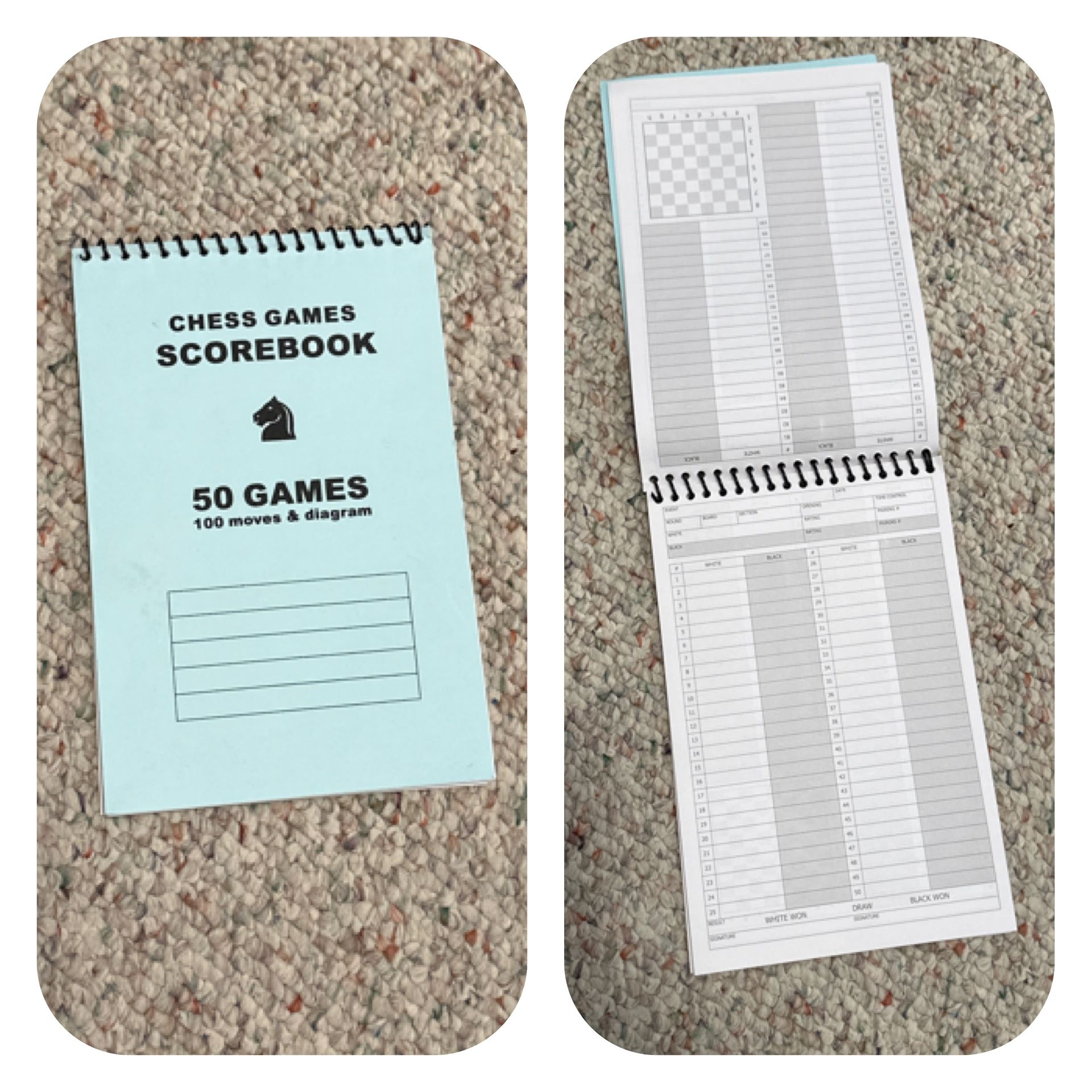 Chess Games Scorebook