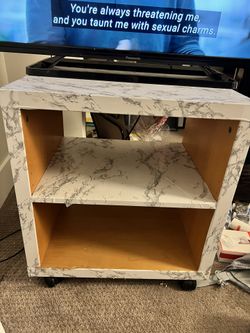 Rolling Table 2 Shelves