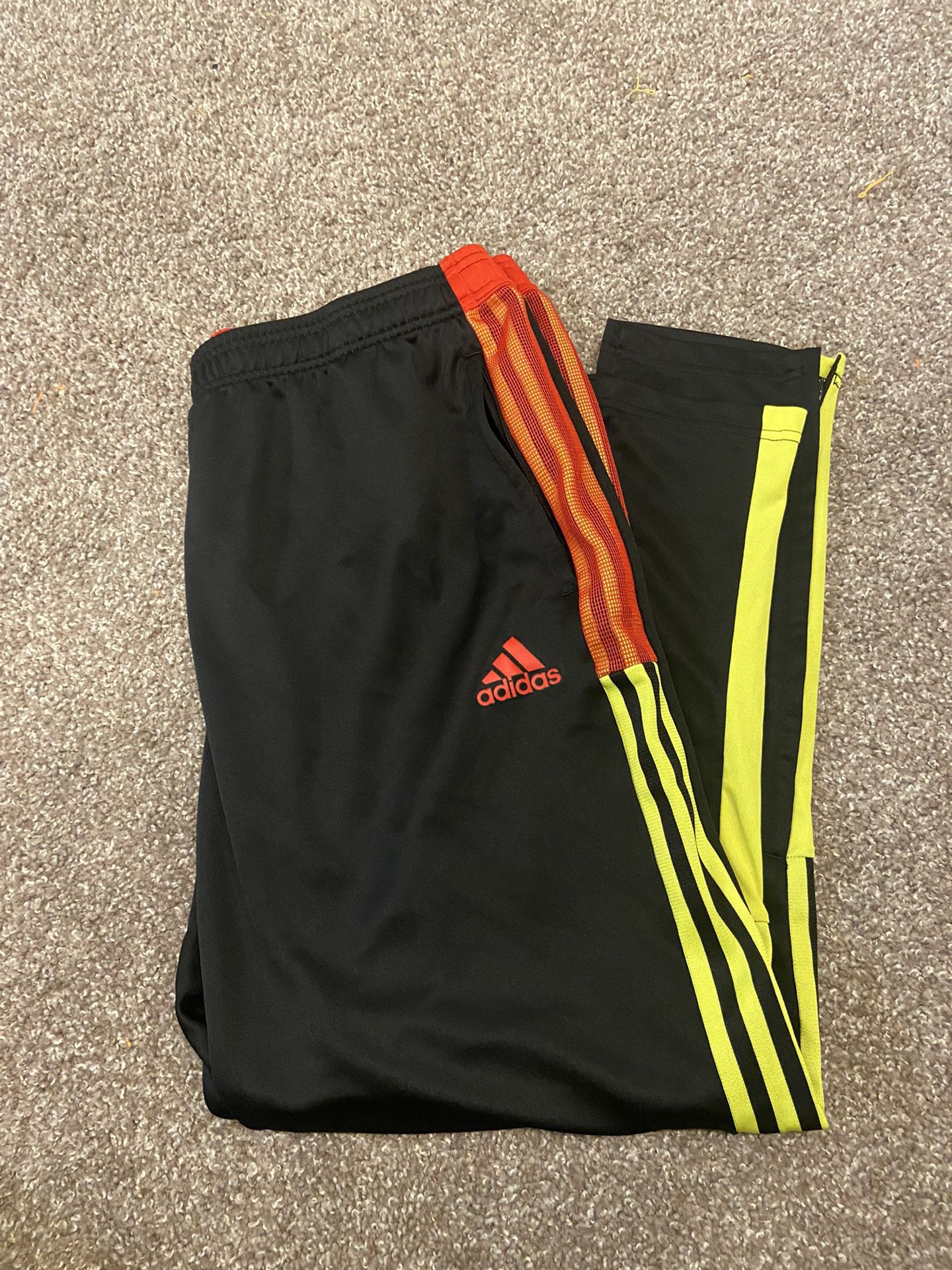 2XL Black & Red Adidas Sweatpants 