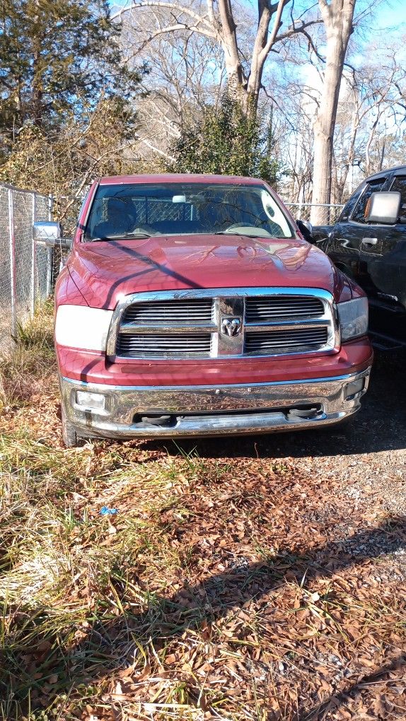 2011 Red Dodge Ram 1500 Truck