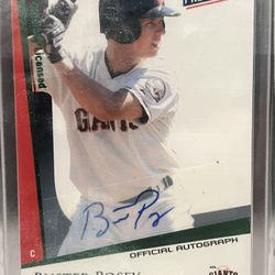 2009 Tristar Projections Buster Posey Auto Green Variation /50