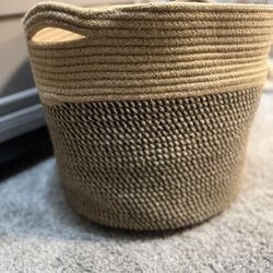 Boho Large Woven Storage Basket  