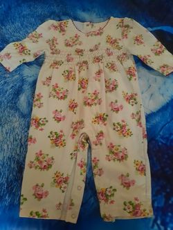 12 months long legged onesie (girl)