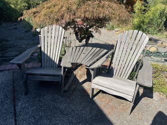 Adirondack Chair Set