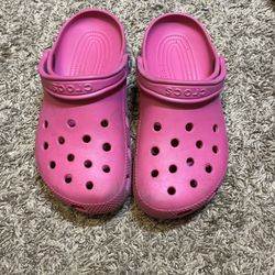 Pink Crocs 
