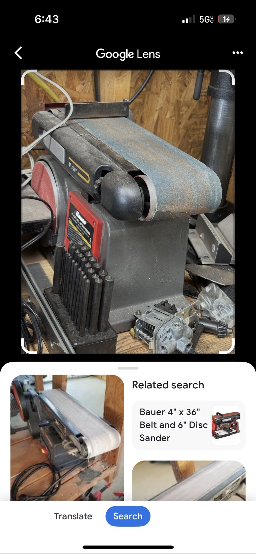 Belt And Disc Sander