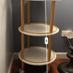 Rolling Side Table 