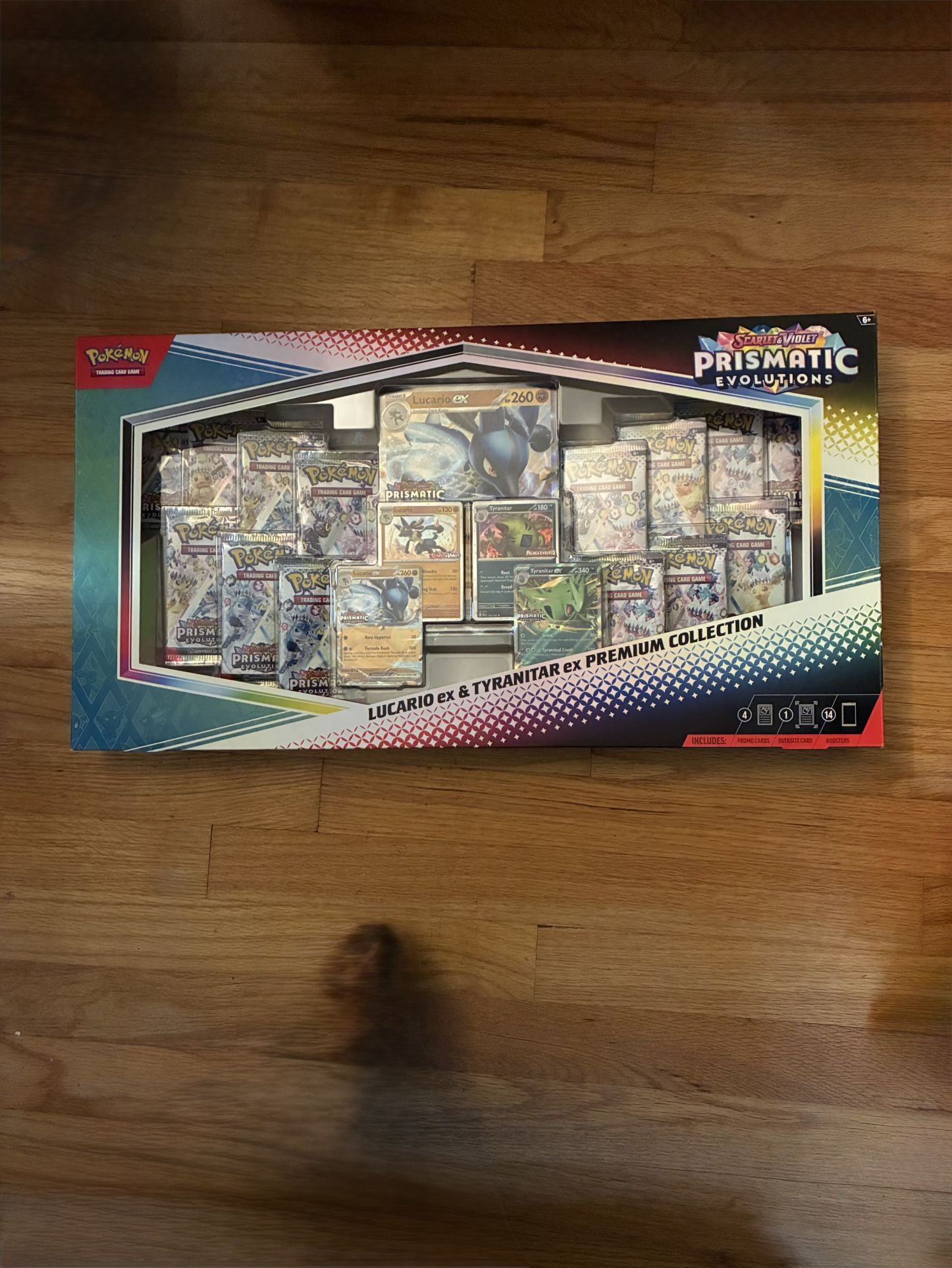 Pokémon Locario Ex Tyranitar Ex Premium Collection Sam’s Club Prismatic SEALED