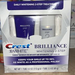 Crest    3D white   Brillance  whitening  2 step  $5