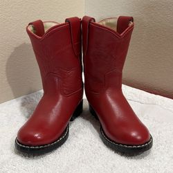 Baby - Red Cowboys  Boot