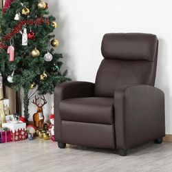 Recliner Chair Faux Leather Recliner Sofa 