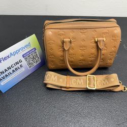 MCM BOSTON BAG/MONOGRAM