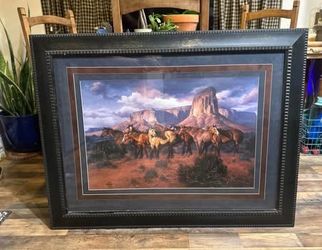Vintage Jack Sorenson, The Lookouts, Matted And Framed