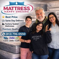 Brand New Full Size Mattress 14” Thick 🌟 Pillow Top – Factory Direct! Also available in Twin, Queen & King. Ask about our Same-Day Delivery 🚚 