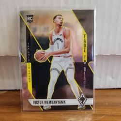 Wembanyama RC Rookie Fade To Black 