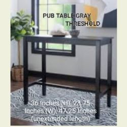 New Pub Table Threshold