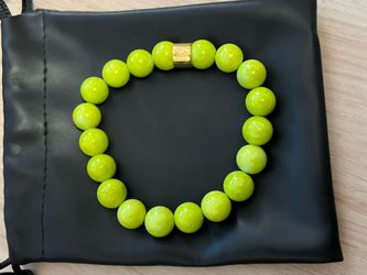 Yellow/Green Gemstone Bracelet - The Gold Gods