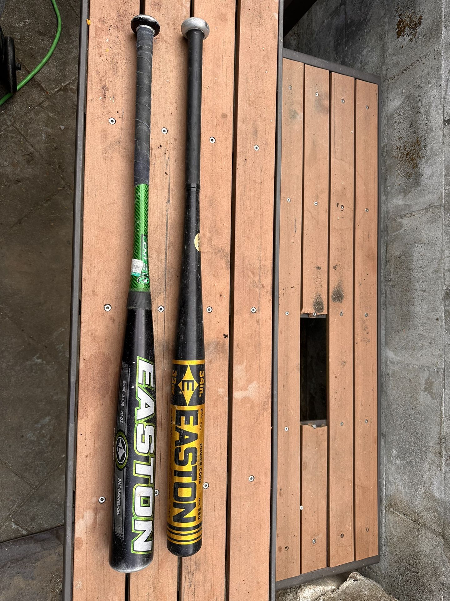 (2x) Easton Baseball Bats