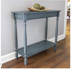  Console Table, Antique Navy