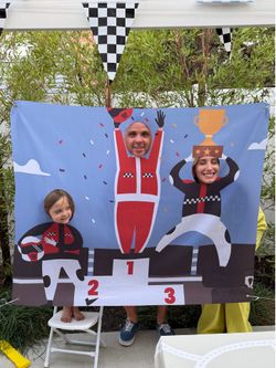 2 fast racing theme party decor