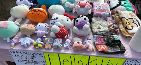Hello Kitty Plushies And Figures