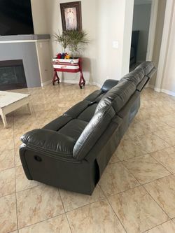 Leather sofas