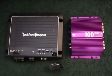 Car audio amps Rockford fosgate