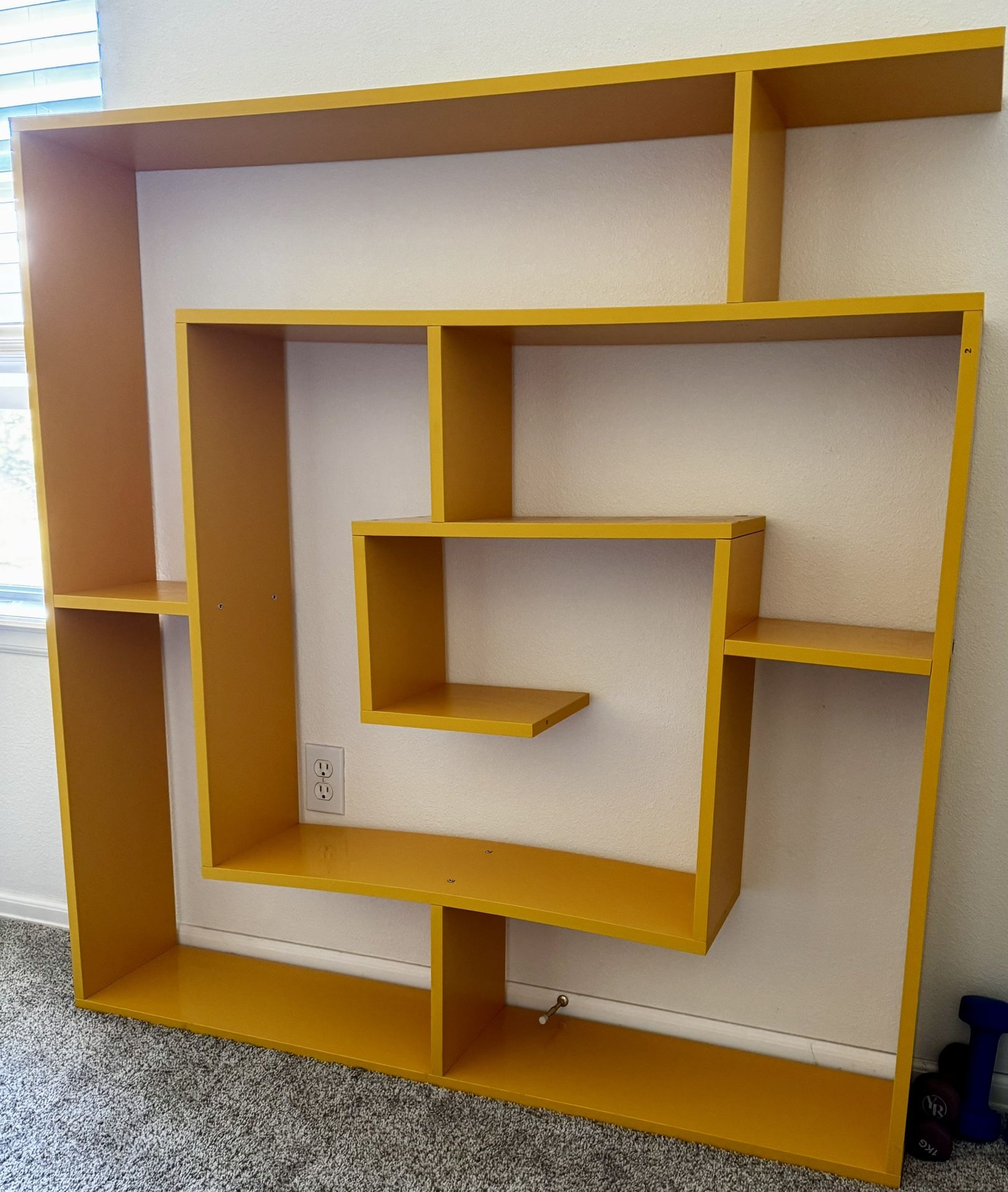 Geometric Shaped Bookshelf