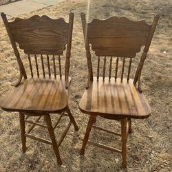 Solid wood stools chairs