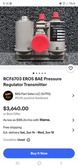 Aircraft Pressure Regulator Transmitter