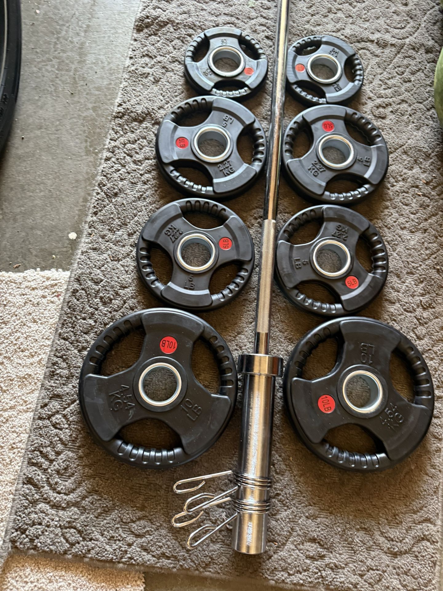 Olympic Weights Barbell Set