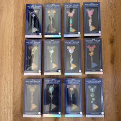 Disney Mickey Mouse The Main Attraction 50TH ANNIVERSARY Full Set of 12 KEY KEYS
