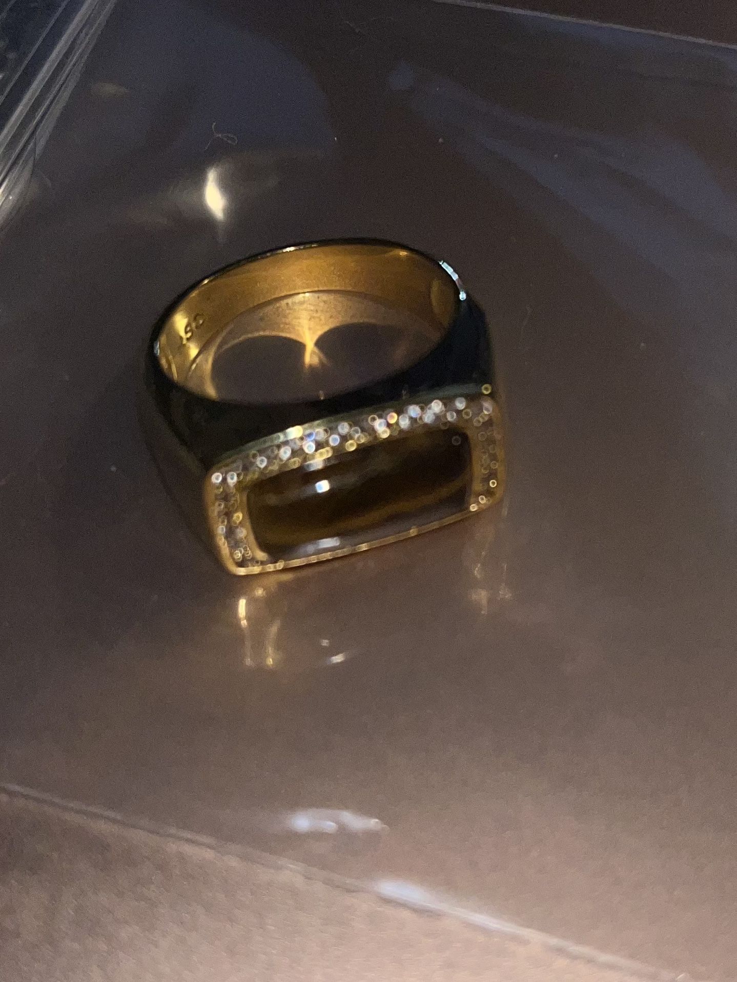 Gold Tigers Eye Ring