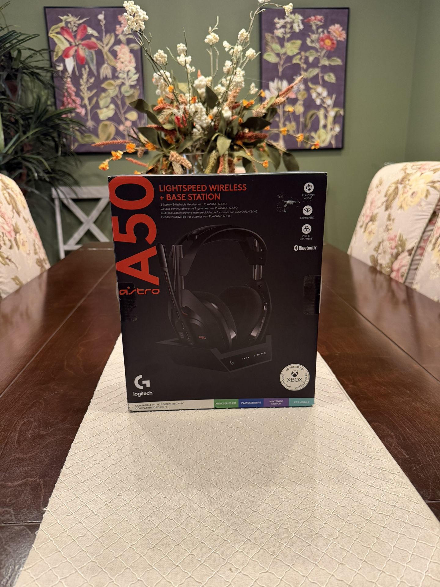 Logitech G Astro A50 Wireless Gaming Headset Lightspeed Wireless Base Station