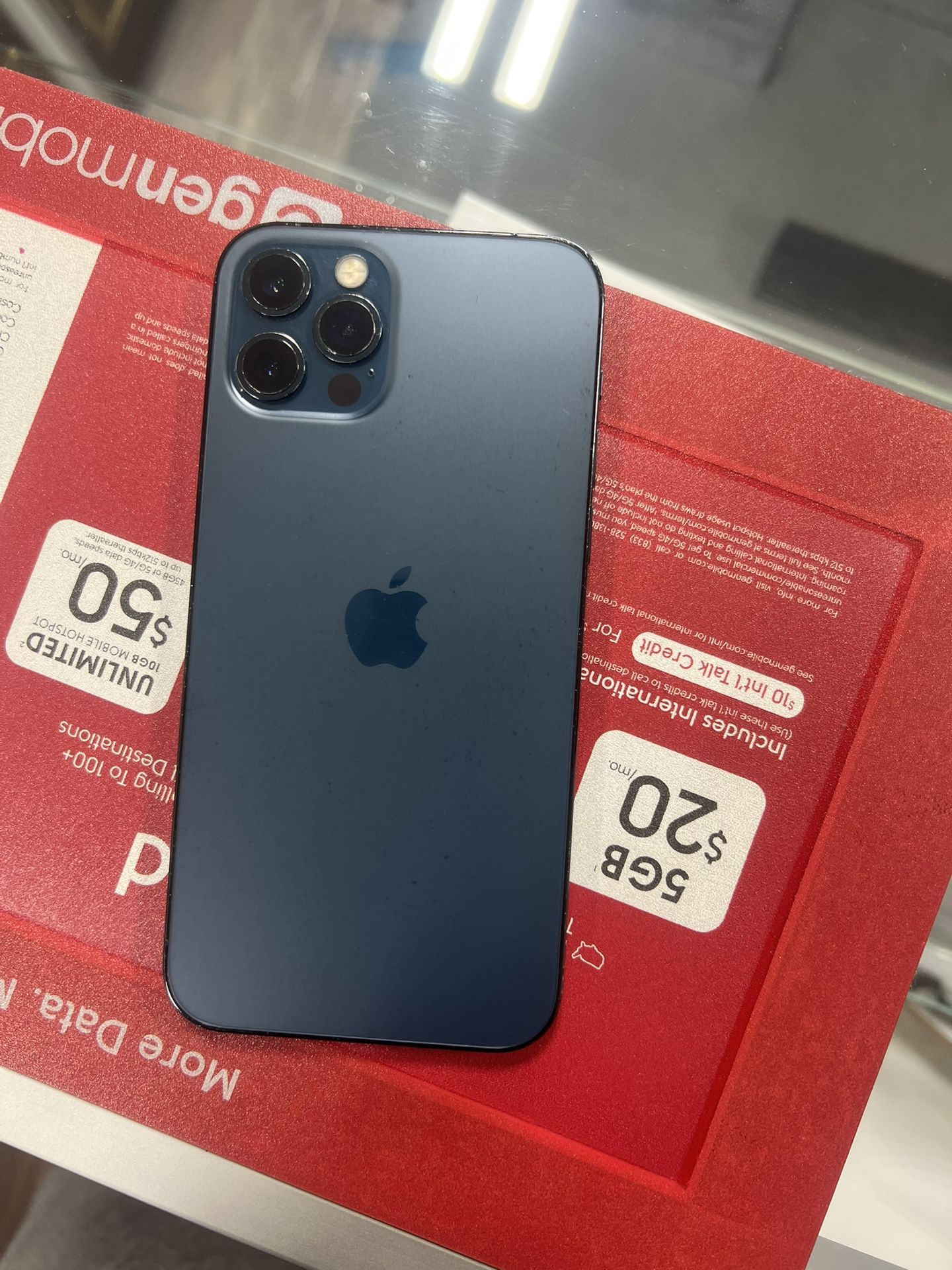 Apple iPhone 12 Pro, 512GB, Pacific Blue - Fully Unlocked