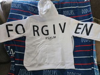 Forgiven Psalm 32:1 White Graphic Hoodie
