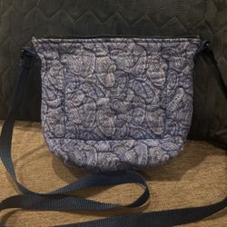 paisley blue crossbody bag 