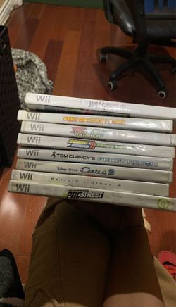 Many wii games