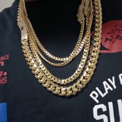 Stainless Steel Cuban Link Chains 