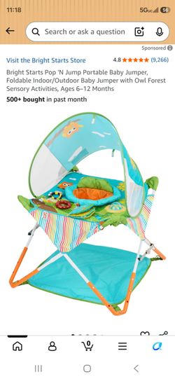 Bright Stars Portable Baby Jumper