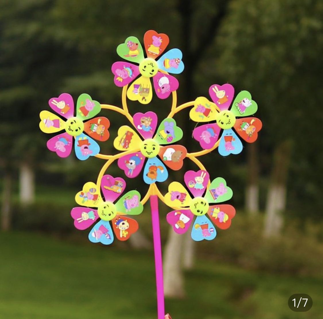 Toy Windmills /Wind Spinner with six wheels