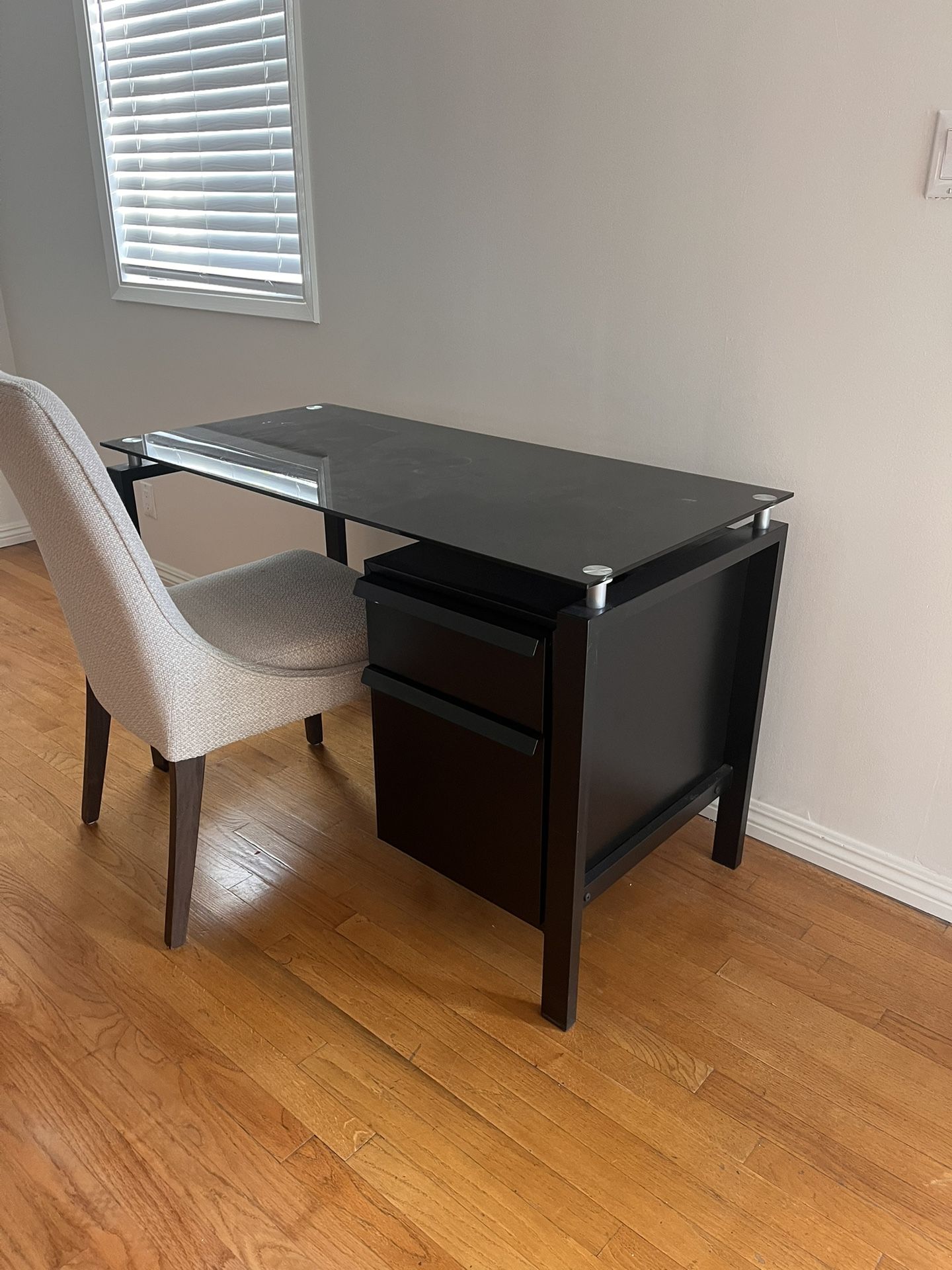 Desk With Glass Top